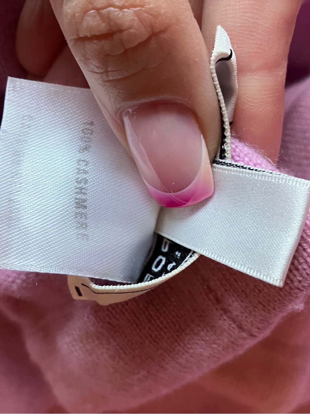St. John Cashmere Set, Fur Trim Zip Cardigan and Drawstring Pants, Lavender - Picture 8 of 10